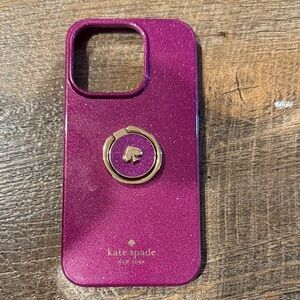 kate spade Magenta Phone Case 15 pro